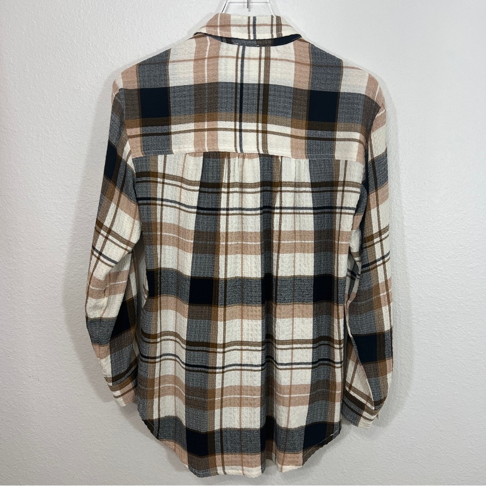 ANTHROPOLOGIE Pilcro plaid button down shirt - Picture 5 of 8
